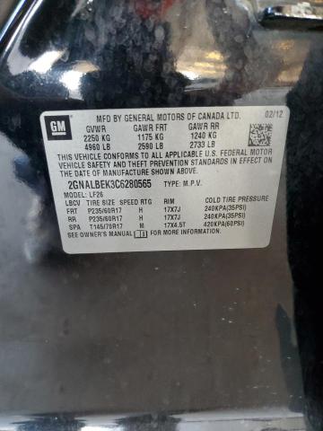 Photo 14 from auction – 2012 CHEVROLET EQUINOX LS with VIN 2GNALBEK3C6280565