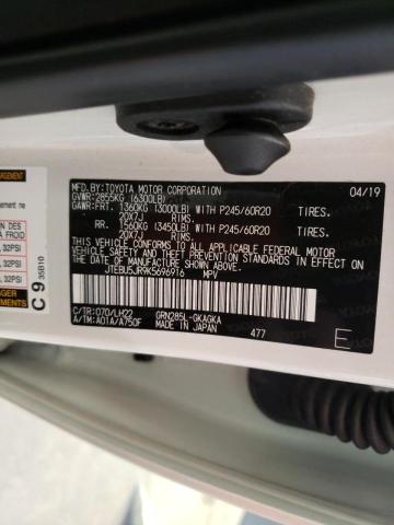 Photo 14 from auction – 2019 TOYOTA 4RUNNER SR with VIN JTEBU5JR9K5696916