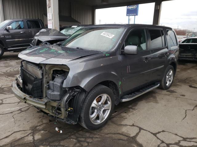 HONDA PILOT EXL 2013 with VIN 5FNYF4H67DB014955 - Photo from auction