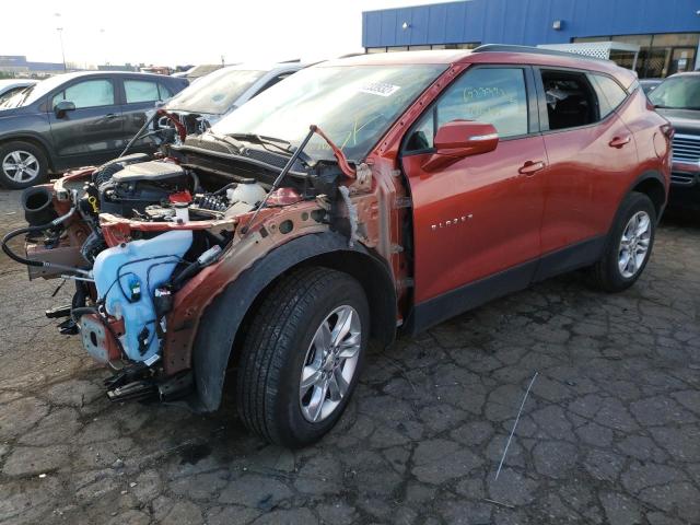 Photo 1 from auction – 2021 CHEVROLET BLAZER 2LT with VIN 3GNKBCRSXMS544813