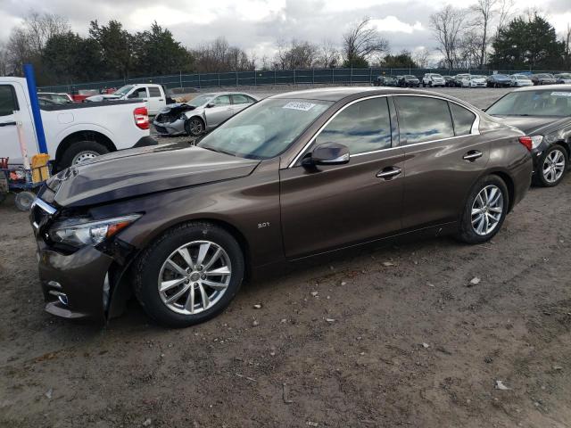 INFINITI Q50 PREMIU 2016 with VIN JN1EV7AP4GM300609 - Photo from auction