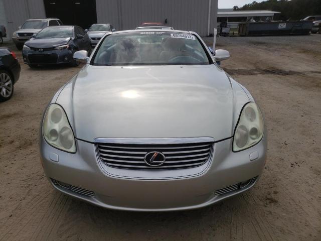 Photo 5 from auction – 2002 LEXUS SC 430 with VIN JTHFN48Y320029765