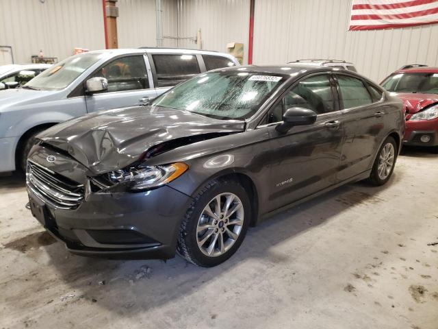 FORD FUSION SE 2017 with VIN 3FA6P0LU2HR314965 - Photo from auction