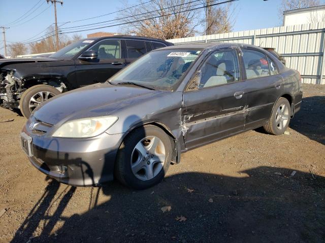 HONDA CIVIC EX 2004 with VIN 2HGES26734H565216 - Photo from auction