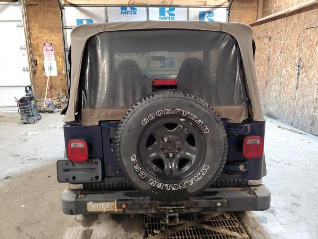 Photo 6 from auction – 2000 JEEP WRANGLER / with VIN 1J4FA29P6YP718328