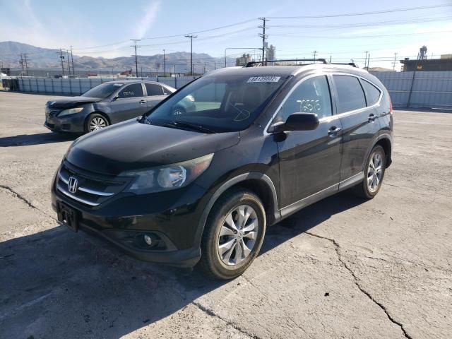 HONDA CR-V EXL 2014 with VIN 2HKRM3H7XEH524992 - Photo from auction