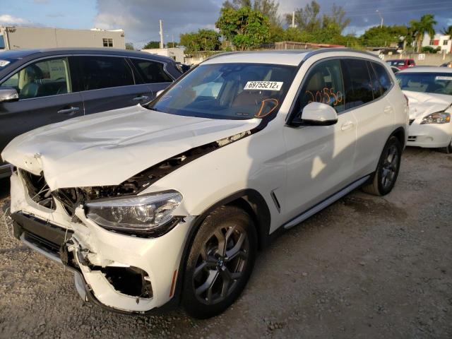 BMW X3 SDRIVE3 2020 with VIN 5UXTY3C07L9C16500 - Photo from auction