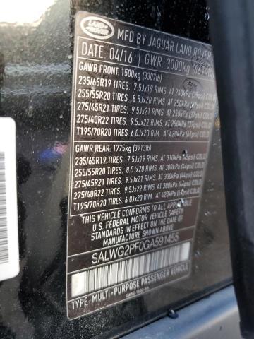 Photo 14 from auction – 2016 LAND ROVER RANGE ROVE with VIN SALWG2PF0GA591455
