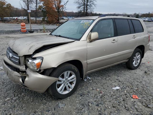 TOYOTA HIGHLANDER 2006 с VIN JTEDW21AX60005987 - Фото с аукциона