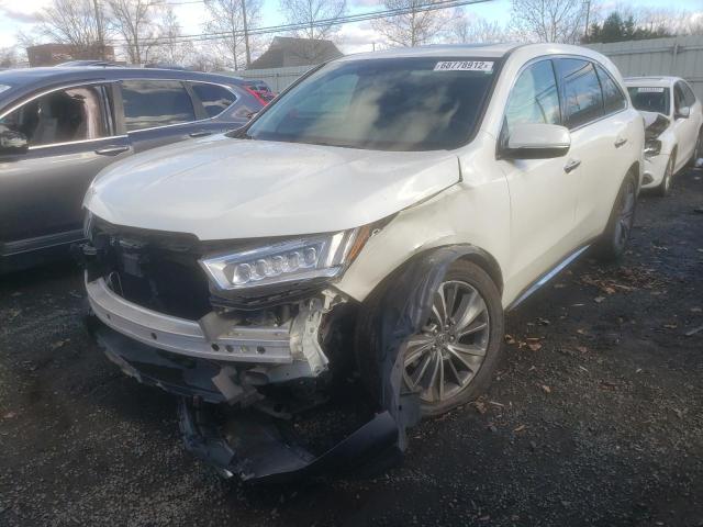 ACURA MDX TECHNO 2017 with VIN 5FRYD4H55HB010811 - Photo from auction