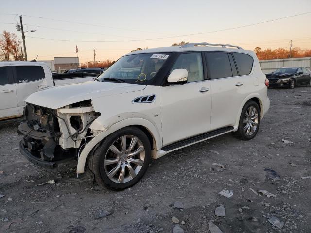 INFINITI QX80 2014 with VIN JN8AZ2NF6E9554587 - Photo from auction