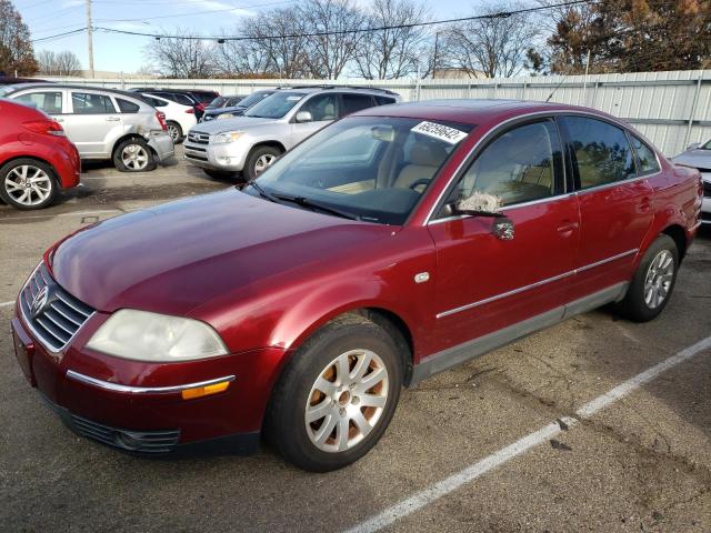VOLKSWAGEN PASSAT GLS 2001 with VIN WVWPD63B91P136283 - Photo from auction