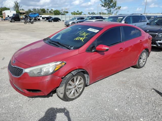 KIA FORTE LX 2014 with VIN KNAFX4A69E5249386 - Photo from auction