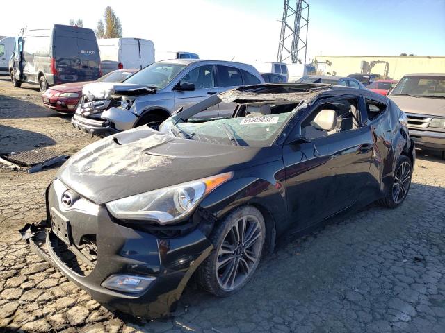 HYUNDAI VELOSTER 2014 with VIN KMHTC6AD6EU190696 - Photo from auction