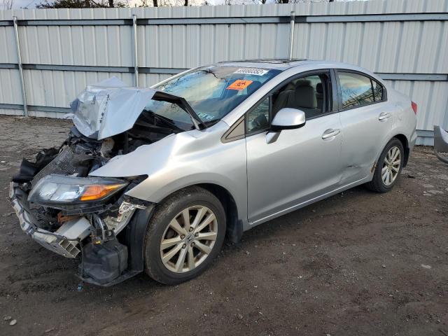 HONDA CIVIC EXL 2012 with VIN 2HGFB2F94CH502727 - Photo from auction