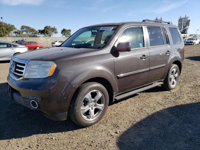 HONDA PILOT EXL 2013 with VIN 5FNYF3H50DB032005 - Photo from auction