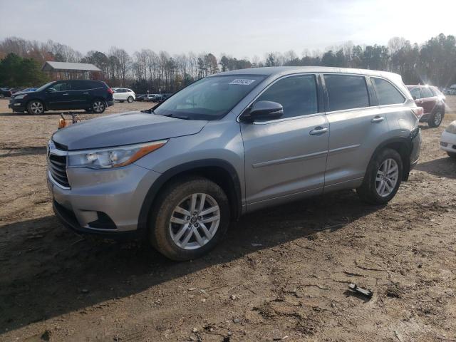TOYOTA HIGHLANDER 2016 with VIN 5TDBKRFH9GS294302 - Photo from auction
