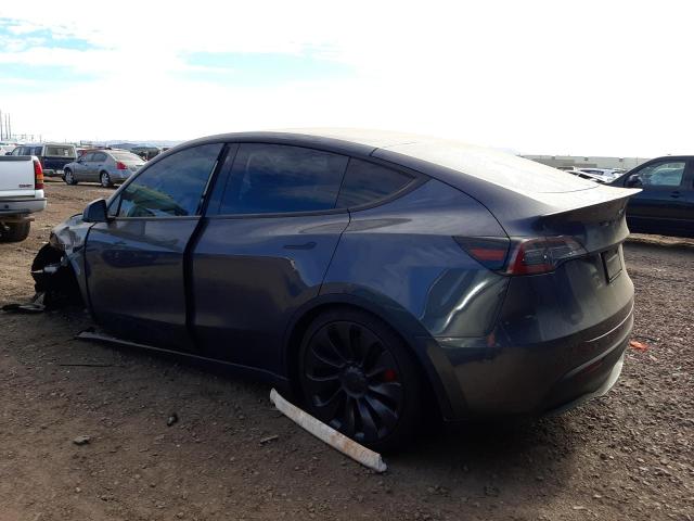 Photo 2 from auction – 2021 TESLA MODEL Y with VIN 5YJYGDEF0MF252745
