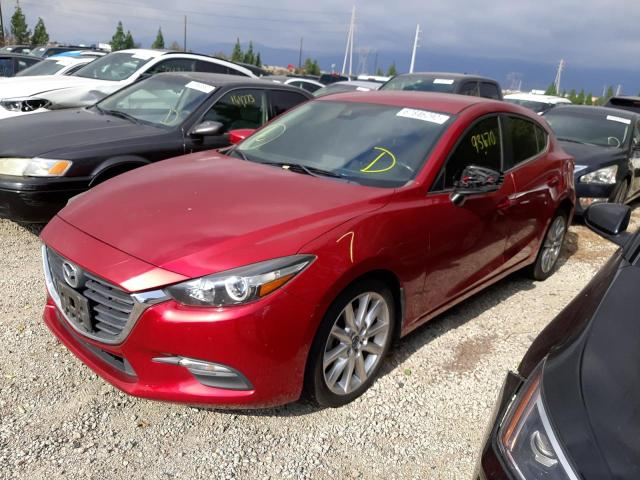 MAZDA 3 TOURING 2017 with VIN 3MZBN1L74HM109592 - Photo from auction