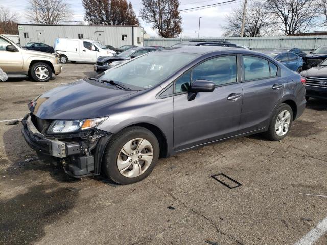 HONDA CIVIC LX 2015 with VIN 19XFB2F59FE116459 - Photo from auction
