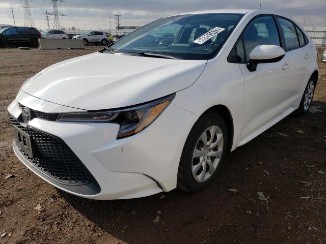 TOYOTA COROLLA LE 2021 with VIN 5YFEPMAE1MP260910 - Photo from auction