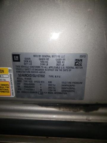 Photo 14 from auction – 2013 BUICK ENCLAVE with VIN 5GAKRCKD1DJ197892