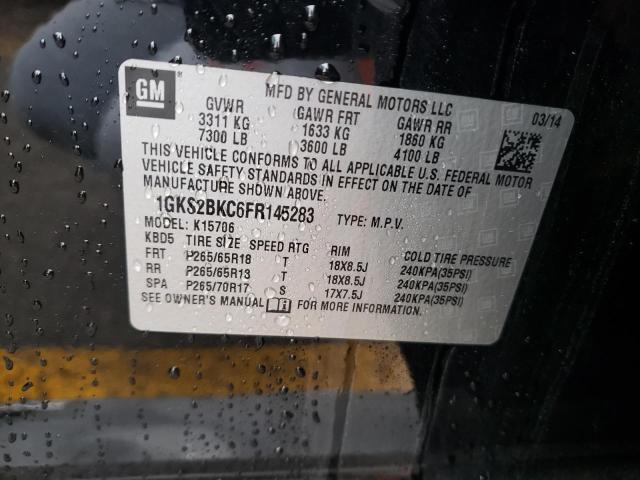 Photo 14 from auction – 2015 GMC YUKON SLT with VIN 1GKS2BKC6FR145283