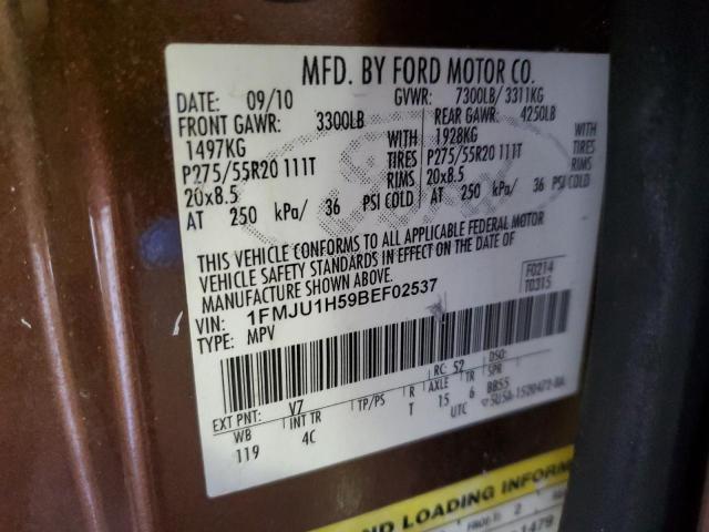 Photo 14 from auction – 2011 FORD EXPEDITION with VIN 1FMJU1H59BEF02537