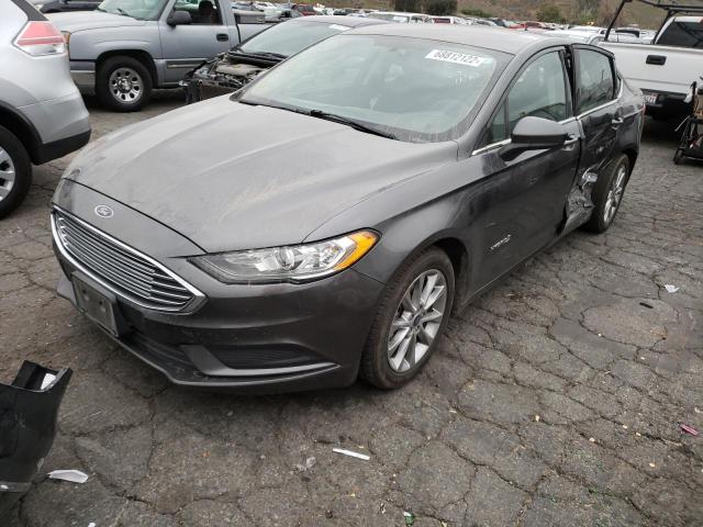 FORD FUSION SE 2017 with VIN 3FA6P0LU5HR318394 - Photo from auction