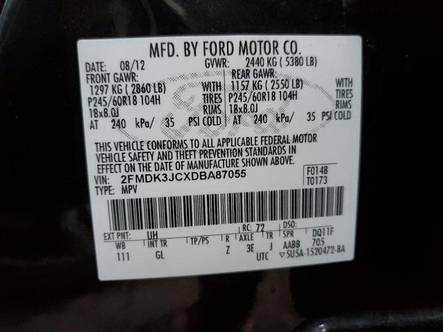 Photo 14 from auction – 2013 FORD EDGE SEL with VIN 2FMDK3JCXDBA87055