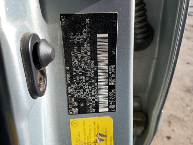 Photo 14 from auction – 2004 LEXUS RX 330 with VIN JTJGA31U640017614