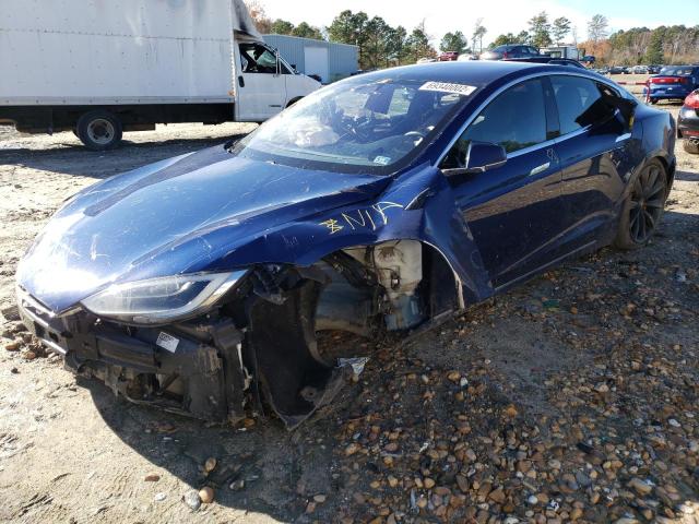 TESLA MODEL S 2017 with VIN 5YJSA1E45HF227639 - Photo from auction