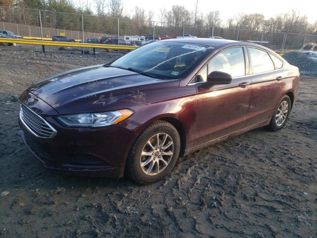 FORD FUSION S 2017 with VIN 3FA6P0G77HR219516 - Photo from auction