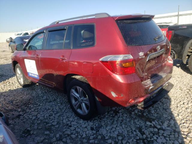 Photo 2 from auction – 2008 TOYOTA HIGHLANDER with VIN JTEES43A582023507