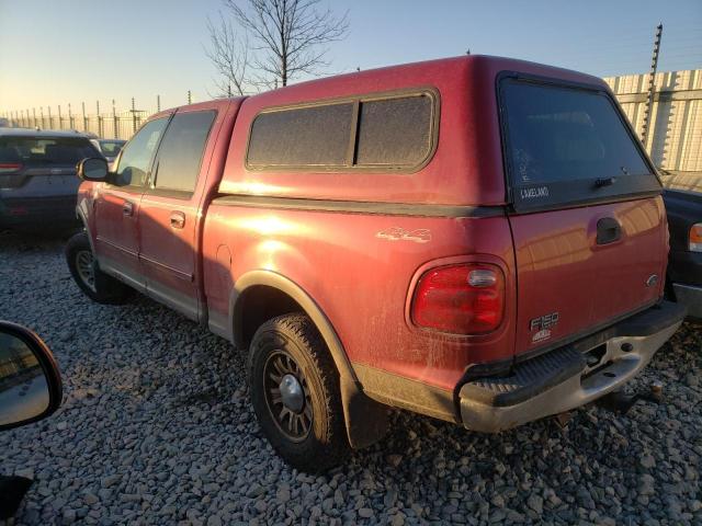 Photo 2 from auction – 2002 FORD F150 SUPER with VIN 1FTRW08L22KA99786