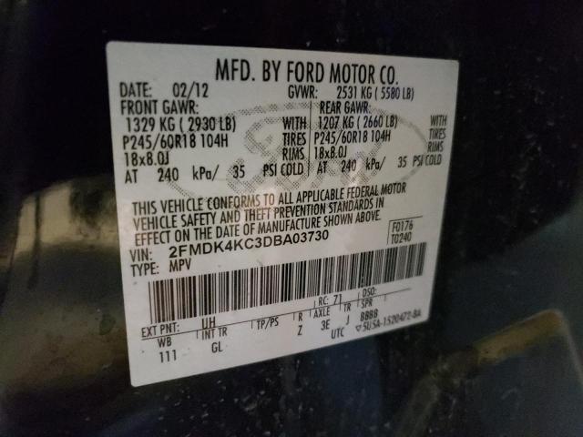 Photo 14 from auction – 2013 FORD EDGE LIMIT with VIN 2FMDK4KC3DBA03730