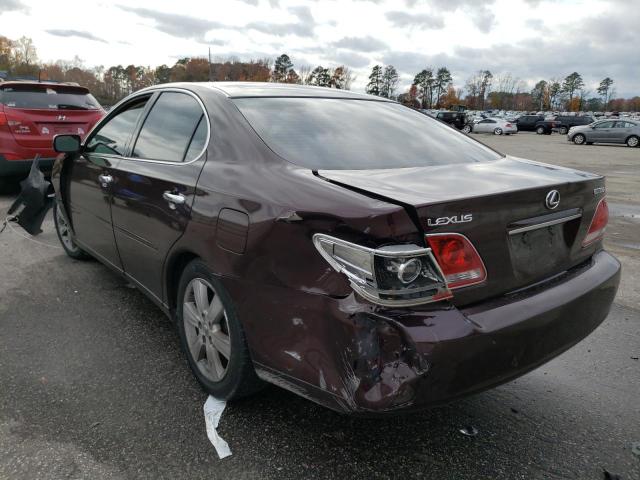 Photo 2 from auction – 2005 LEXUS ES 330 with VIN JTHBA30G655069577