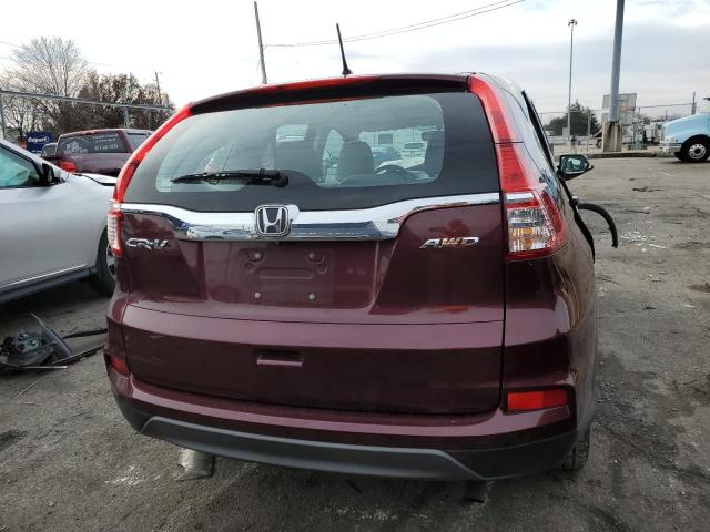 Photo 6 from auction – 2015 HONDA CR-V LX with VIN 5J6RM4H33FL035330