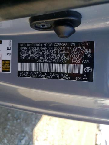 Photo 10 from auction – 2011 TOYOTA SCION TC with VIN JTKJF5C76B3003309