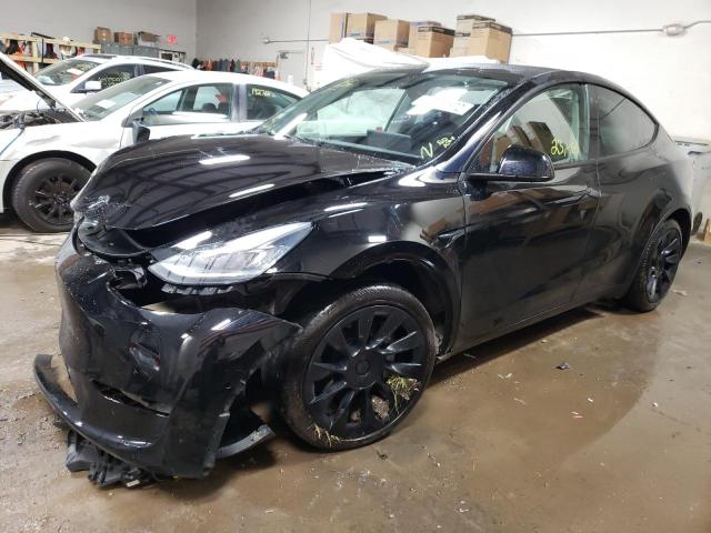 Photo 1 from auction – 2021 TESLA MODEL Y with VIN 5YJYGAED6MF142747