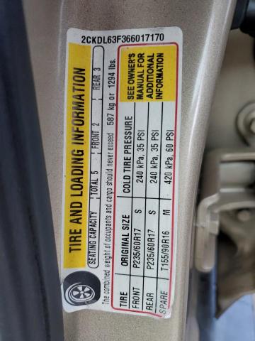 Photo 10 from auction – 2006 PONTIAC TORRENT with VIN 2CKDL63F366017170