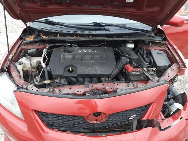 Photo 11 from auction – 2009 TOYOTA COROLLA BA with VIN 1NXBU40E09Z093054