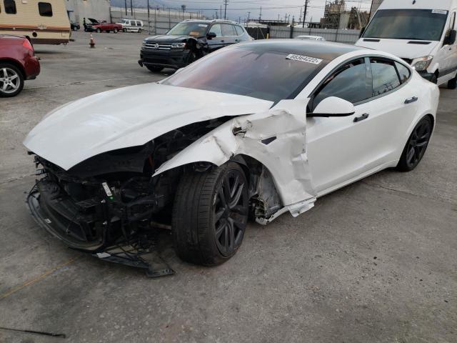 TESLA MODEL S 2021 with VIN 5YJSA1E60MF437352 - Photo from auction