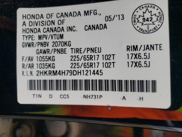Photo 14 from auction – 2013 HONDA CR-V EXL with VIN 2HKRM4H79DH121445