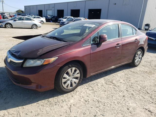 Photo 1 from auction – 2012 HONDA CIVIC LX with VIN 2HGFB2F52CH532757