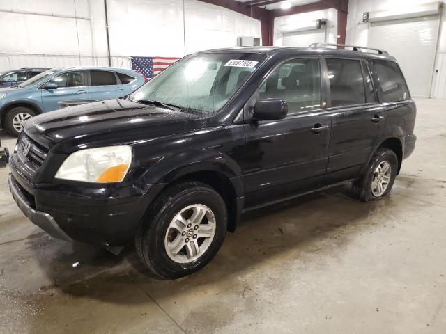 HONDA PILOT EX 2005 with VIN 2HKYF18455H518369 - Photo from auction