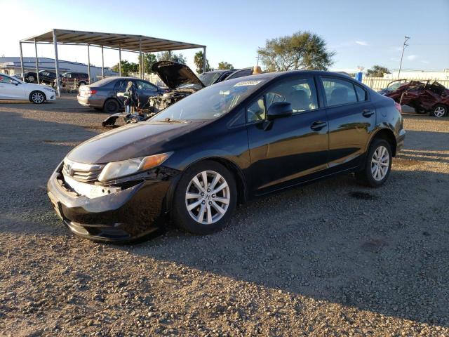 HONDA CIVIC EX 2012 with VIN 19XFB2F84CE302321 - Photo from auction
