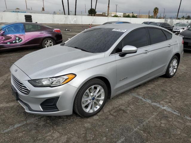 FORD FUSION SE 2019 with VIN 3FA6P0LU4KR188857 - Photo from auction