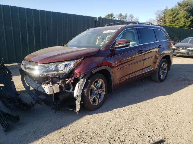 TOYOTA HIGHLANDER 2018 с VIN 5TDDZRFH9JS870403 - Фото с аукциона