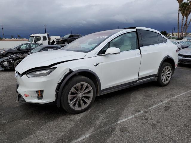 TESLA MODEL X 2017 with VIN 5YJXCBE29HF041283 - Photo from auction